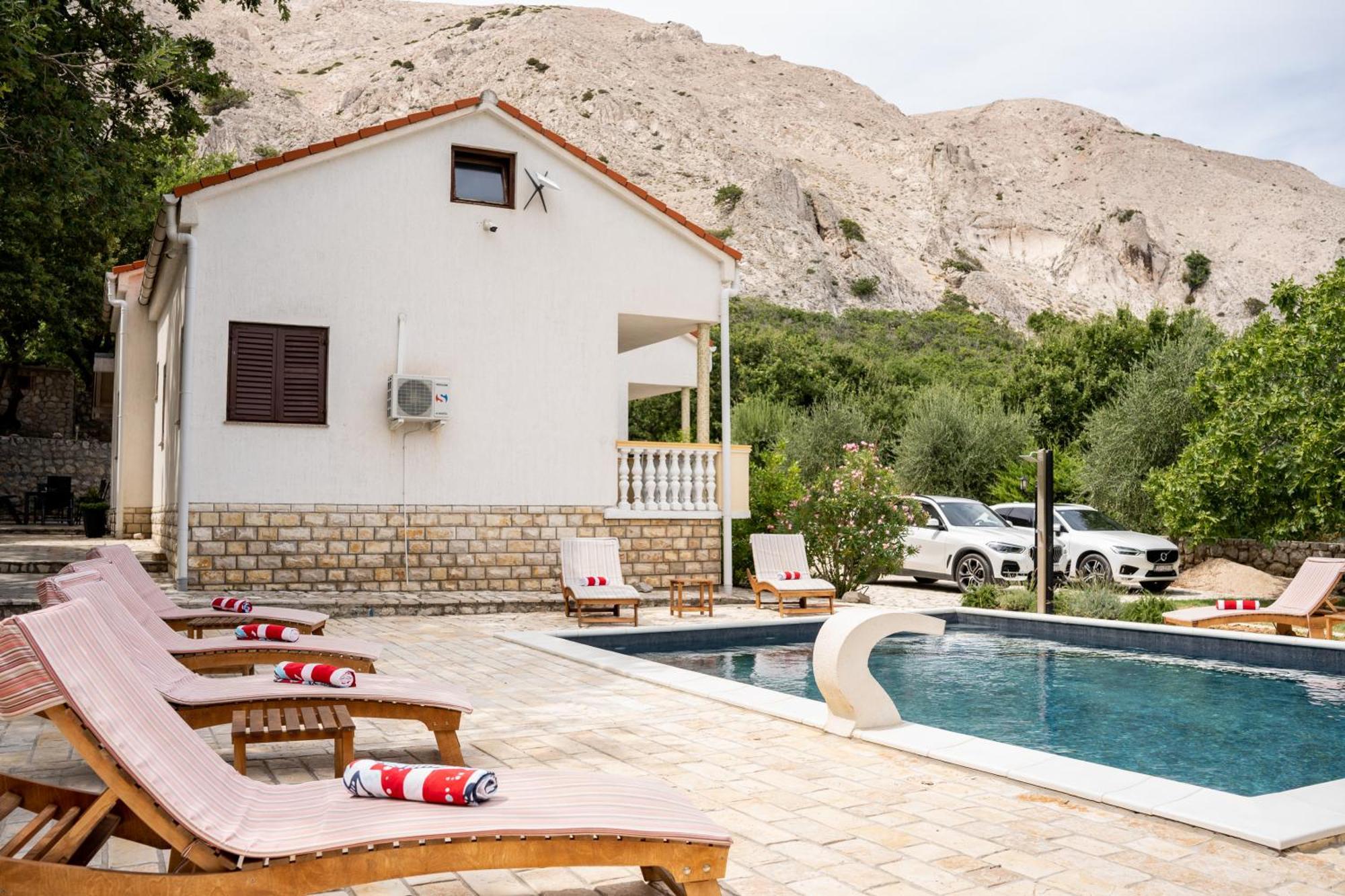 Villa Pag Dubrava Relax With Pool Bosana Екстер'єр фото
